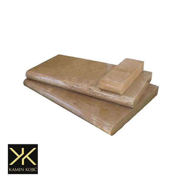 Brown Travertin Rubni kamen za bazene