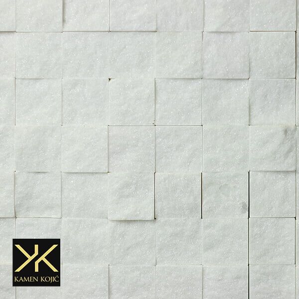 Beli mermer mozaik od kamena